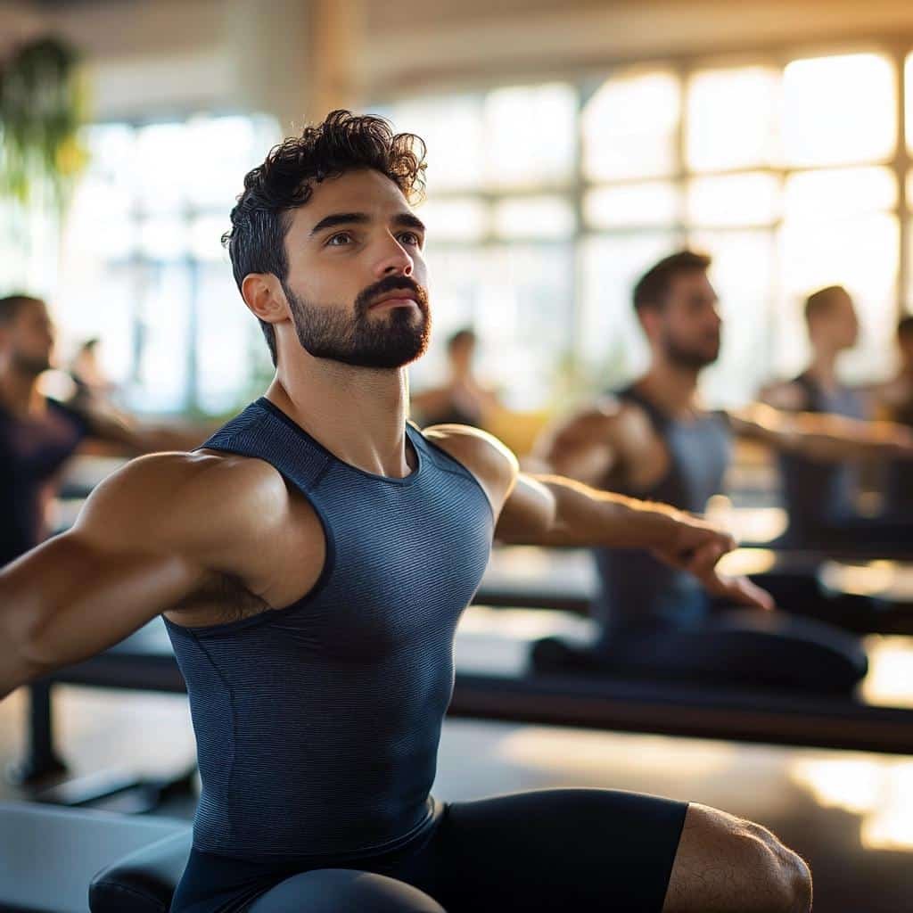 Pilates para melhorar o desempenho esportivo dos Homens